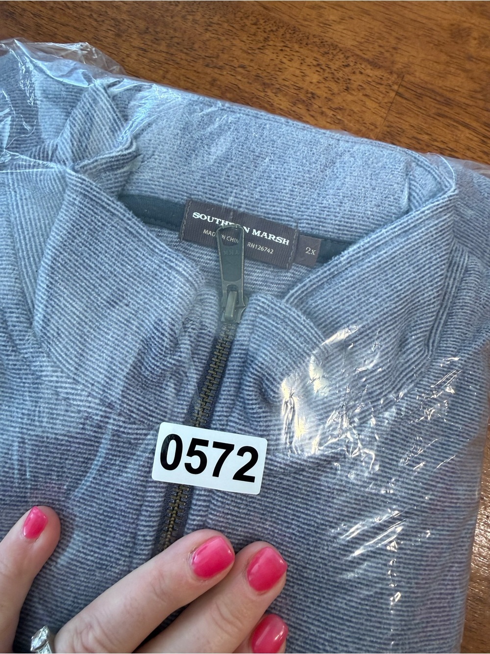 Southern Marsh Copper Trail Fleece Pullover Mens 2X Gray Quarter Zip Sweater - Picture 10 of 10